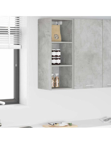 Armadio pensile Riga Grigio cemento 30 x 29,5 x 80 cm