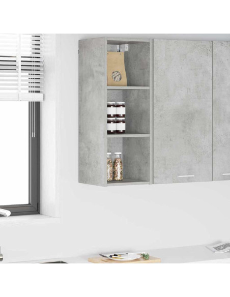 Armadio pensile Riga Grigio cemento 30 x 29,5 x 80 cm