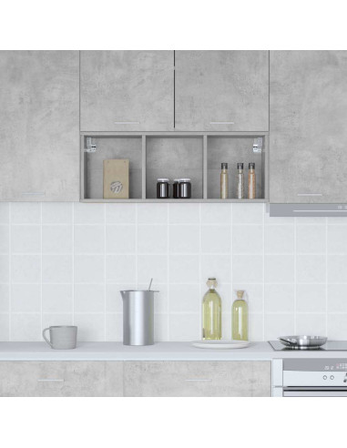 Armadio pensile Riga Grigio cemento 30 x 29,5 x 80 cm