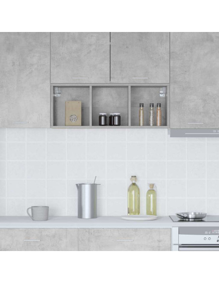 Armadio pensile Riga Grigio cemento 30 x 29,5 x 80 cm