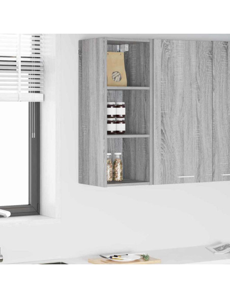 Armadio pensile Riga Grigio Sonoma 30 x 29,5 x 80 cm