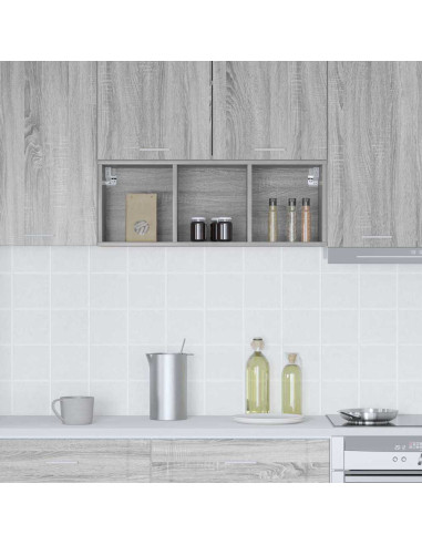 Armadio pensile Riga Grigio Sonoma 30 x 29,5 x 80 cm