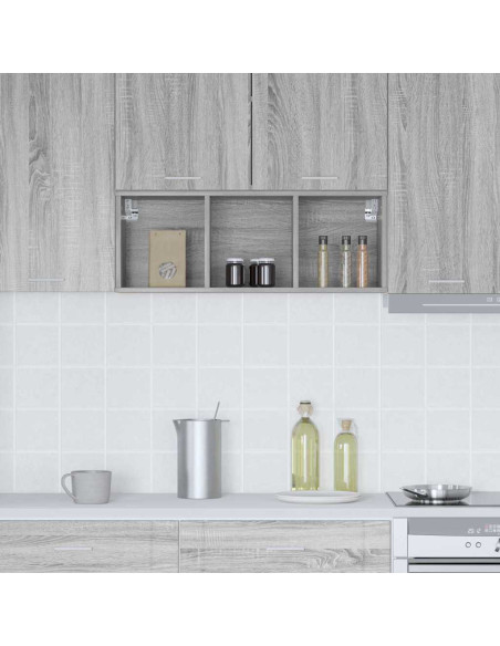 Armadio pensile Riga Grigio Sonoma 30 x 29,5 x 80 cm