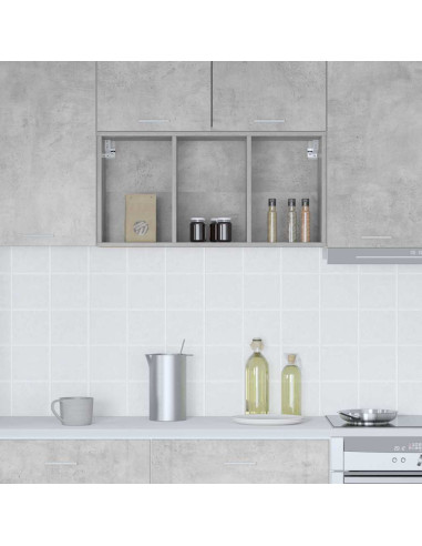 Armadio pensile Riga Grigio cemento 40 x 29,5 x 80 cm