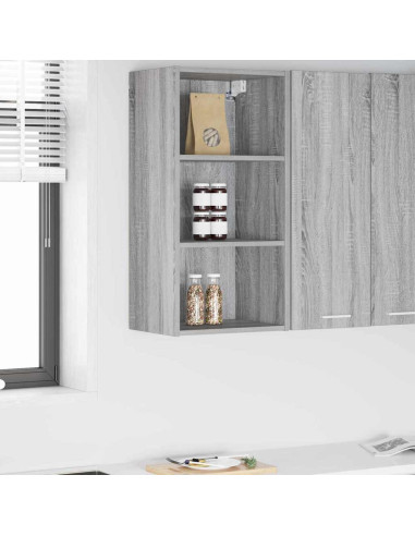 Armadio pensile Riga Grigio Sonoma 40 x 29,5 x 80 cm