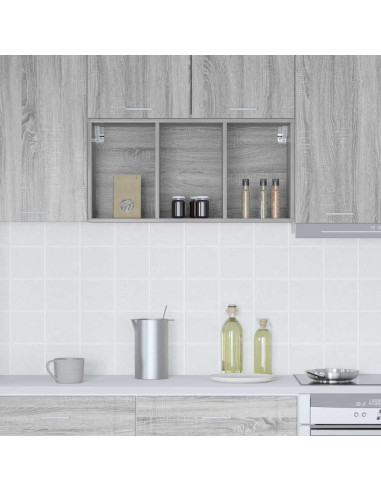 Armadio pensile Riga Grigio Sonoma 40 x 29,5 x 80 cm