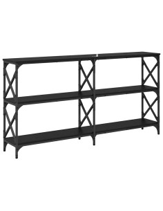 Tavolo consolle Rovere nero 156 x 28 x 80,5 cm