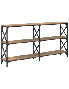 Tavolo consolle rovere artigianale 156 x 28 x 80,5 cm