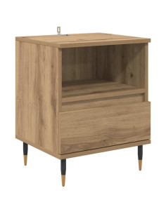 Armadio da Notte 2 pcs rovere artigianale 40 x 35 x 50 cm