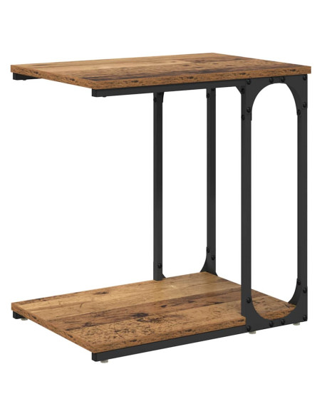 Tavolo laterale Legno vecchio 50 x 35 x 52 cm Legno multistrato