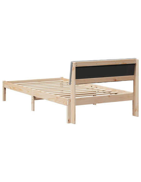 Struttura del Letto Marrone e grigio chiaro 100 x 200 cm