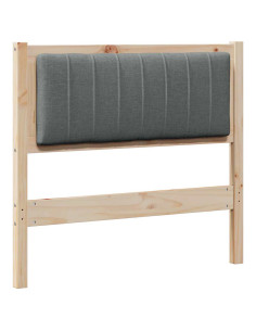 Testiera imbottita con testiera Marrone 90 cm Pino massello