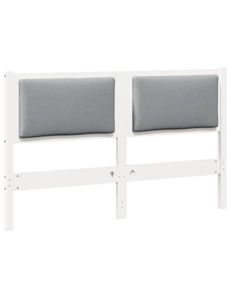 Testiera Altro Bianco 160 cm Legno di pino massello