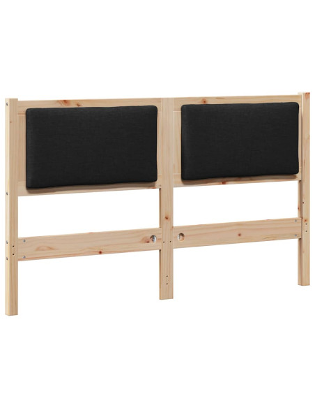 Testiera Altro Marrone 140 cm Legno di pino massello