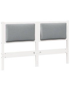 Testiera Altro Bianco 140 cm Legno di pino massello