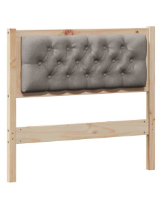 Testiera Altro Marrone e taupe 90 cm Legno di pino massello