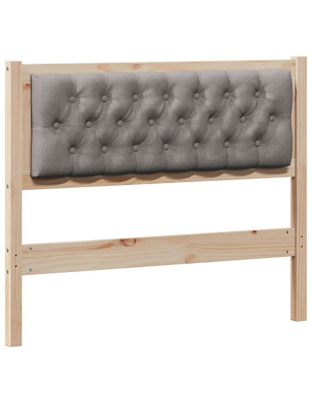 Testiera Altro Marrone e taupe 100 cm Legno di pino massello