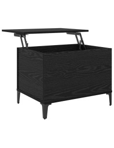 Tavolino da salotto Rovere nero 60 x 44.5 x 45 cm