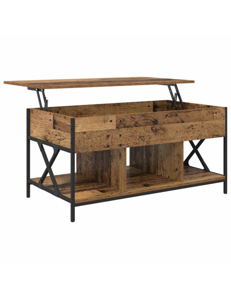 Tavolino da salotto Legno vecchio 100 x 55 x 50 cm