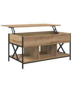 Tavolino da salotto rovere artigianale 100 x 55 x 50 cm