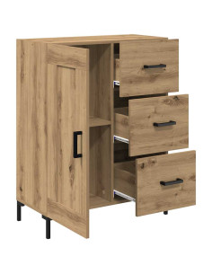 Credenza rovere artigianale 69.5 x 34 x 90 cm Legno multistrato