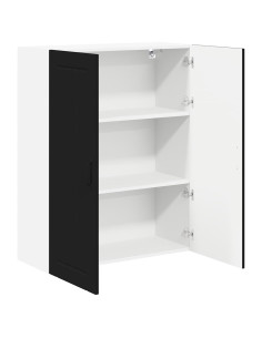 Pensile cucina Nero 80 x 31 x 100 cm Legno multistrato