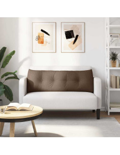 Cuscino per Schiena Marrone 140 x 24 x 50 cm Tessuto