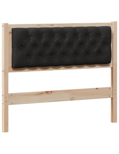 Testiera Altro Marrone e nero 100 cm Legno di pino massello