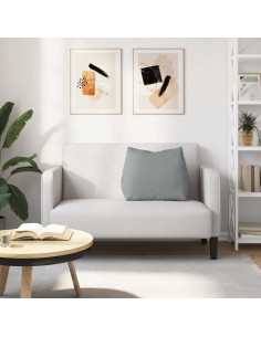 Cuscino per Schiena Grigio chiaro 60 x 20 x 50 cm Tessuto