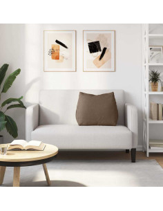 Cuscino per Schiena Marrone 60 x 20 x 50 cm Tessuto