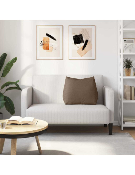 Cuscino per Schiena Marrone 60 x 20 x 50 cm Tessuto