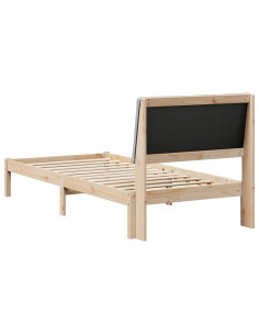 Struttura del Letto Marrone e grigio chiaro 90 x 190 cm