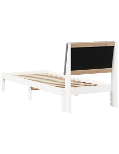 Struttura del letto Bianco 80 x 200 cm Pino massello