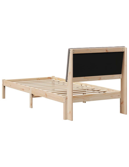 Struttura del letto Marrone 90 x 190 cm Pino massello
