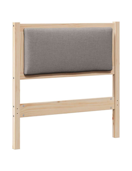 Testiera Altro Marrone 75 cm Legno di pino massello