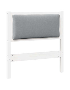 Testiera Altro Bianco 75 cm Legno di pino massello