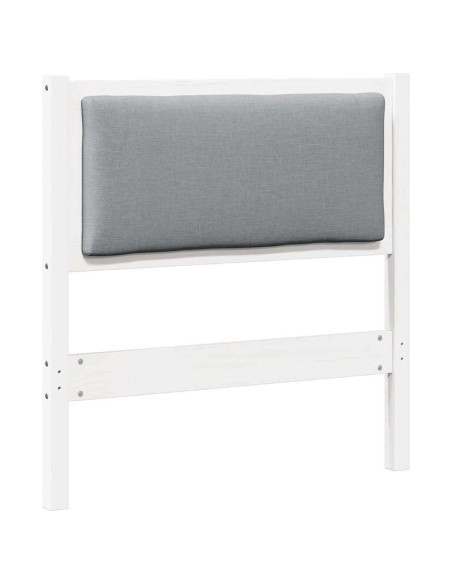 Testiera Altro Bianco 75 cm Legno di pino massello
