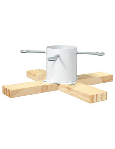 Supporto per Albero di Natale 1.73 Bianco 50 x 50 x 16 cm