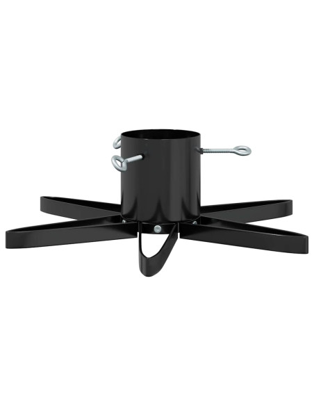 Supporto per Albero di Natale Nero 49 x 49 x 15,5 cm Acciaio