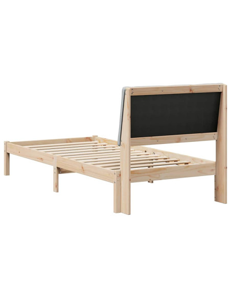 Struttura del Letto Marrone e grigio chiaro 100 x 200 cm