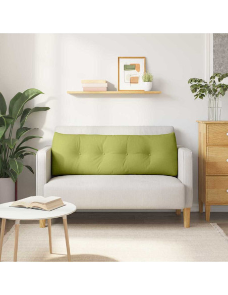 Cuscino per Schiena Verde chiaro 140 x 24 x 50 cm Tessuto