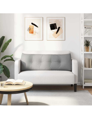 Cuscino per Schiena Grigio Nuvola 140 x 24 x 50 cm Tessuto