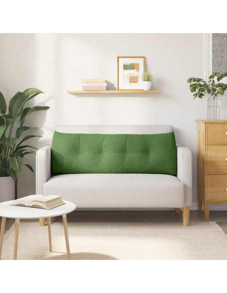 Cuscino per Schiena Verde chiaro 140 x 24 x 50 cm Velluto