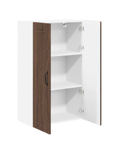 Pensile cucina con lo scaffale Rovere Marrone 60 x 31 x 100 cm