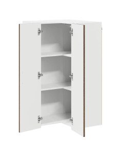 Pensile cucina con lo scaffale Rovere Marrone 57 x 57 x 100 cm