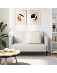 Cuscino per Schiena Crema 60 x 20 x 50 cm Tessuto in Cords