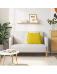 Cuscino per Schiena Giallo 60 x 20 x 50 cm Tessuto in Cords