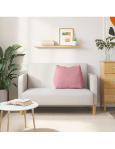 Cuscino per Schiena Rosa 60 x 20 x 50 cm Tessuto in Cords