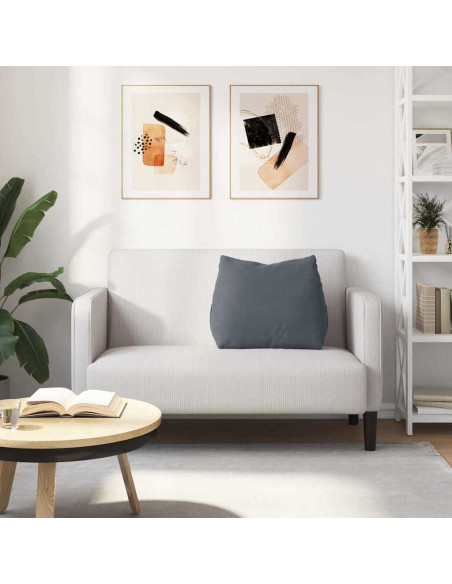 Cuscino per Schiena Grigio scuro 60 x 20 x 50 cm