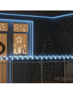 Luce a corda con 120 LED Bianco Freddo 5 m PVC